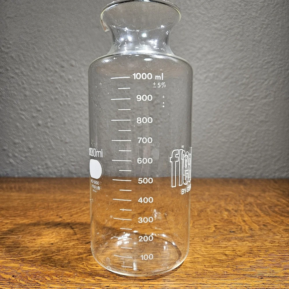 Fleaker Corningware Glass Flask